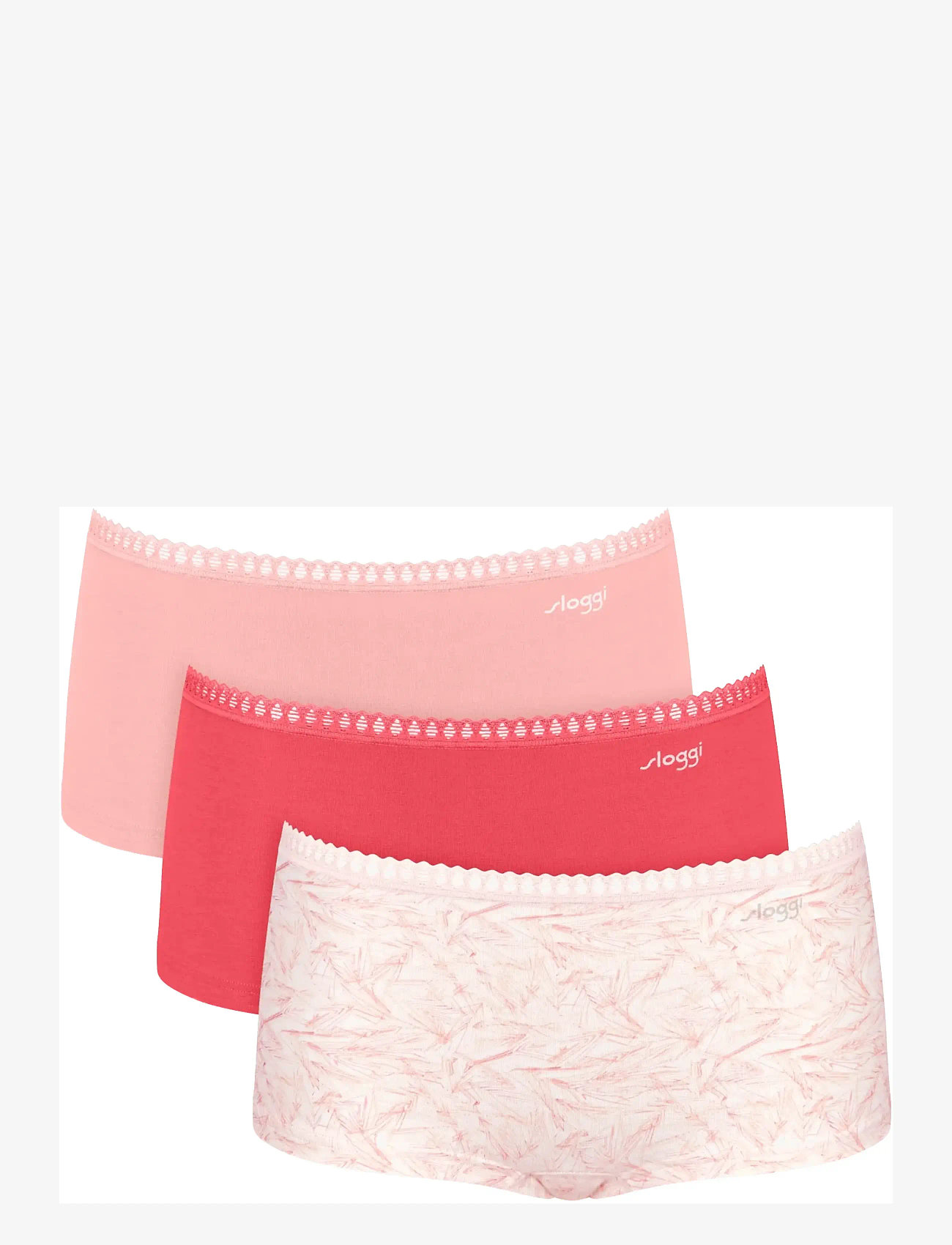 sloggi - sloggi GO Crush Short C3P - hipster & hotpants - red - light combination - 1