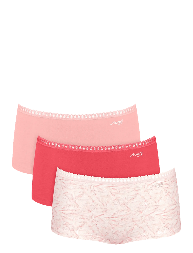 sloggi - sloggi GO Crush Short C3P - hipster & hotpants - red - light combination - 1