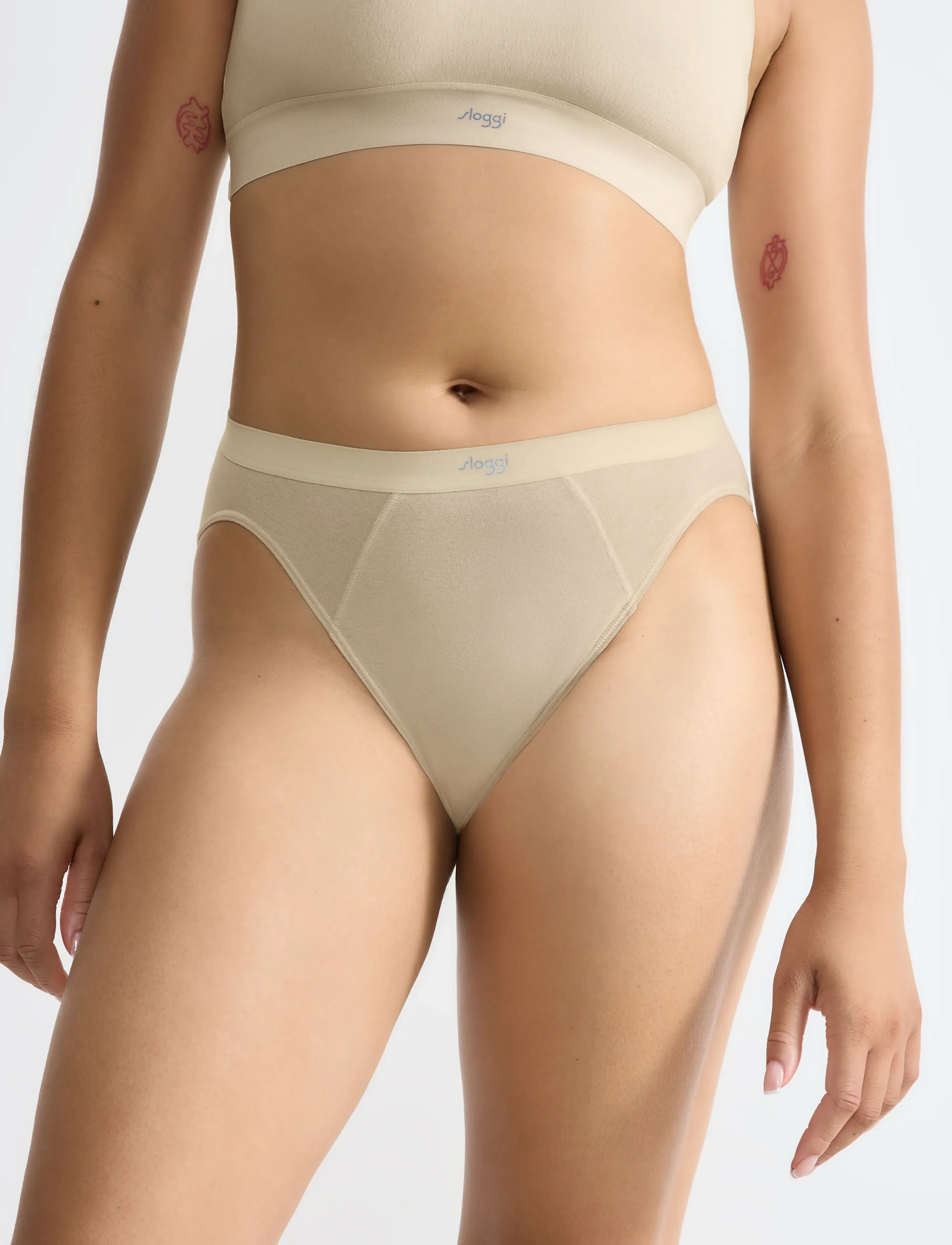 sloggi Ever Ease Tai, Kvinder, Tai Trusse, Beige, Str: S