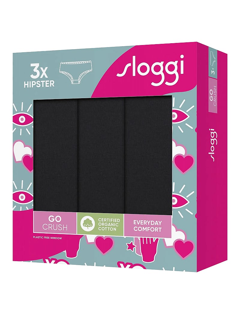 sloggi - sloggi GO Crush Hipster C3P - hipster & hotpants - black - 5