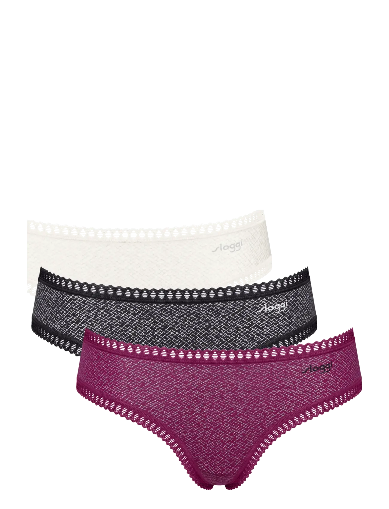 sloggi sloggi GO Crush Hipster C3P - Unterwäsche - BLACK COMBINATION / multi