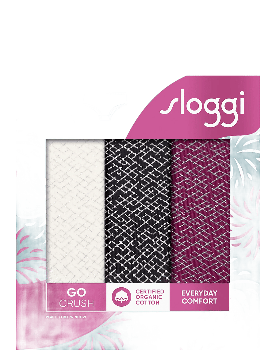 sloggi - sloggi GO Crush Hipster C3P - püksikud - black combination - 2