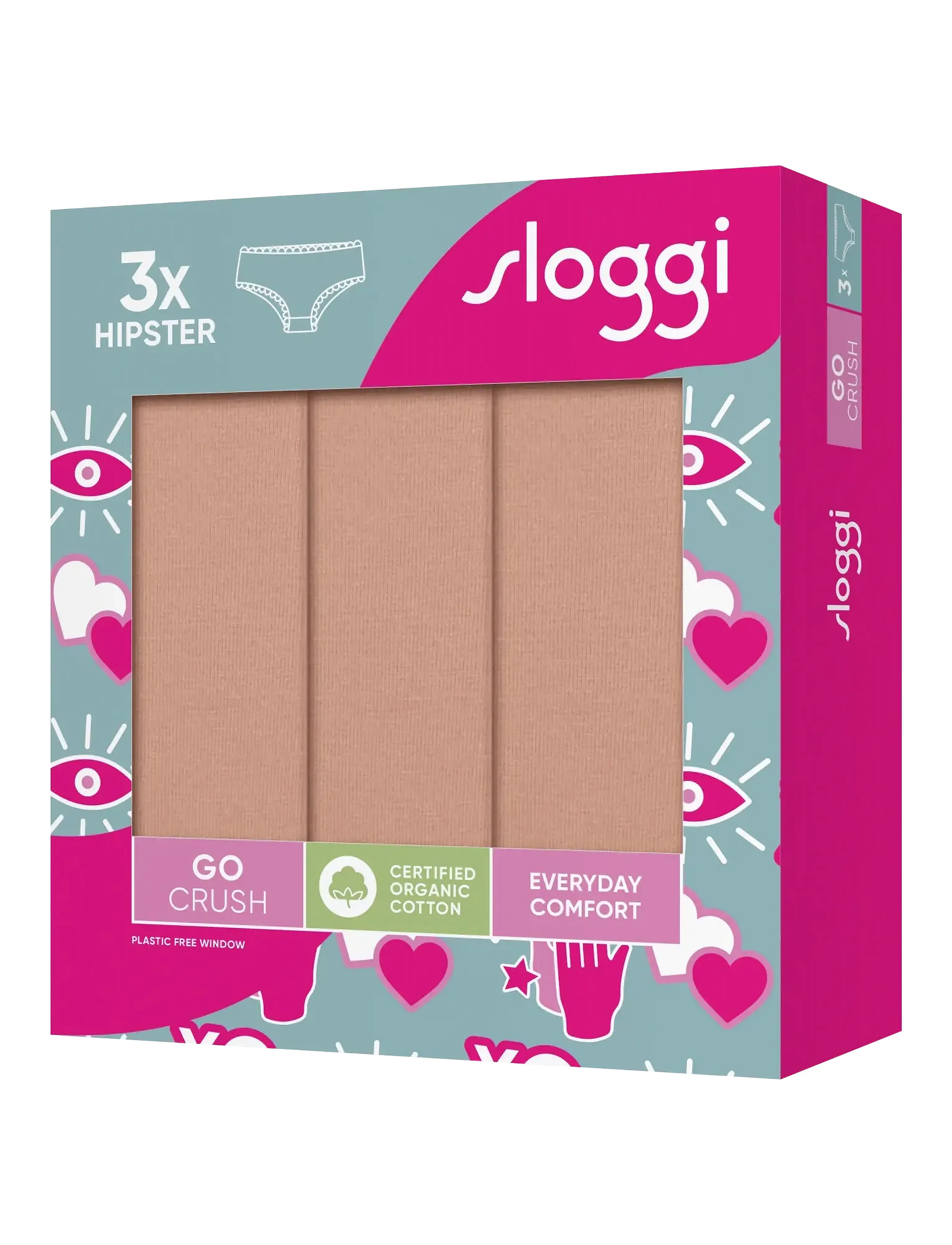 sloggi - sloggi GO Crush Hipster C3P - briefs - cameo brown - 5