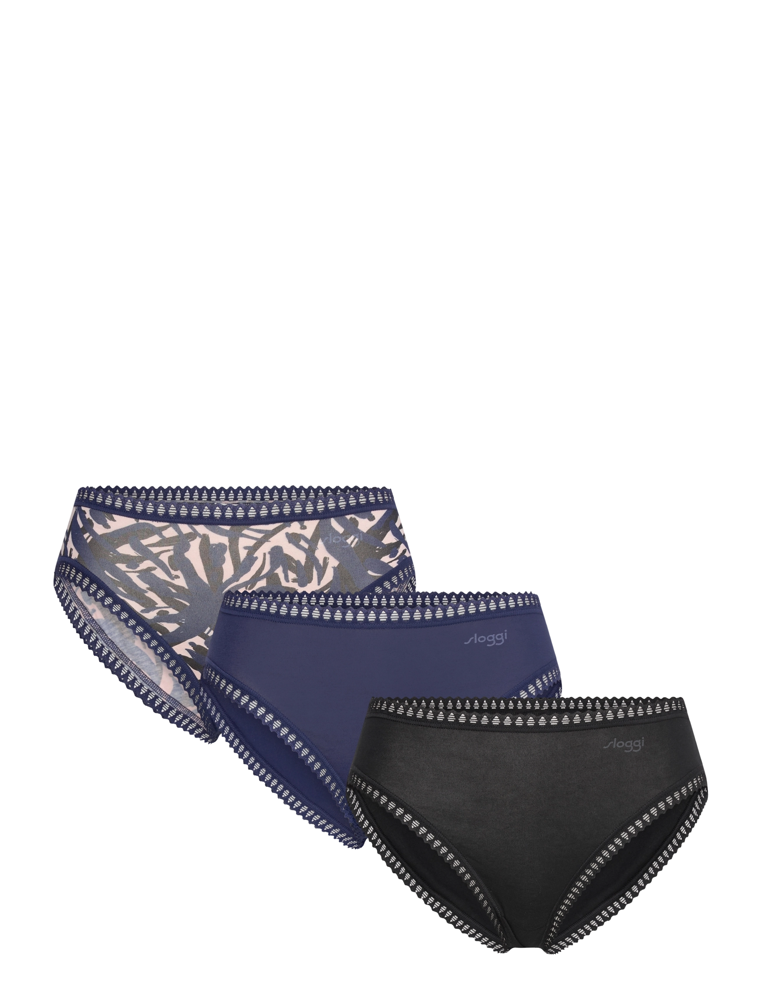 sloggi - sloggi GO Crush High leg C3P - blue - dark combination - 1