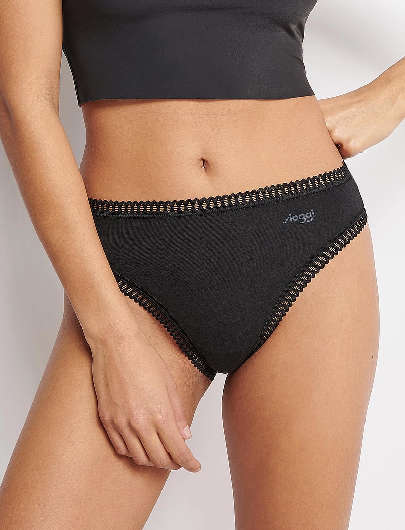 sloggi - sloggi GO Crush High leg C3P - püksikud - blue - dark combination - 0