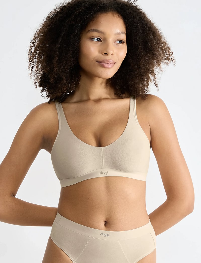 sloggi - sloggi EVER Ease Soft bra - krūšturi bez stīpiņas - sand beige - 0
