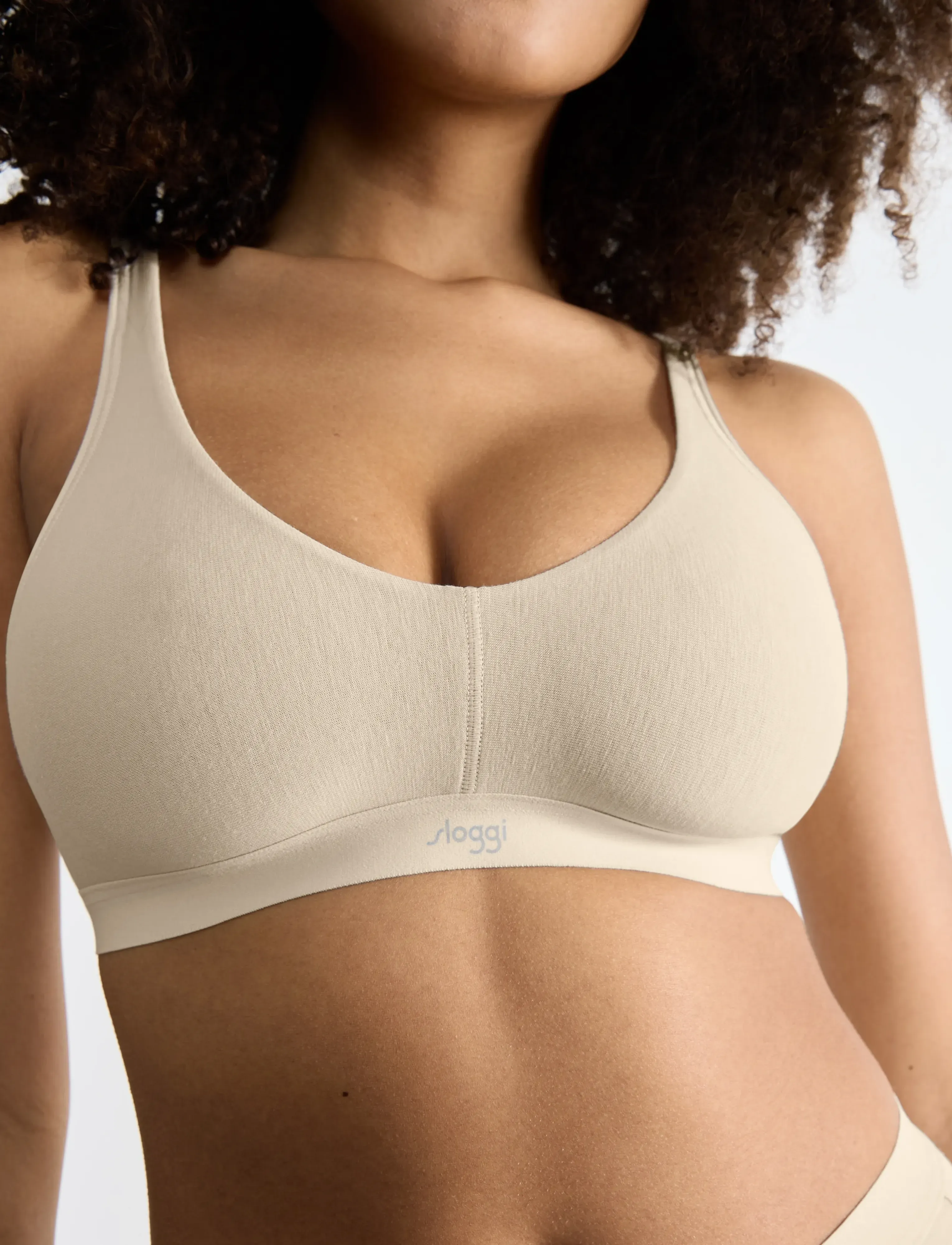sloggi - sloggi EVER Ease Soft bra - bygellösa bh:ar - sand beige - 4