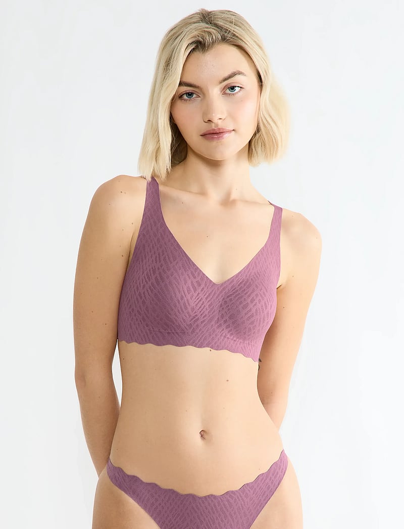 sloggi - sloggi ZERO Feel Bliss Soft bra - bh'er uden bøjle - lila clover - 0