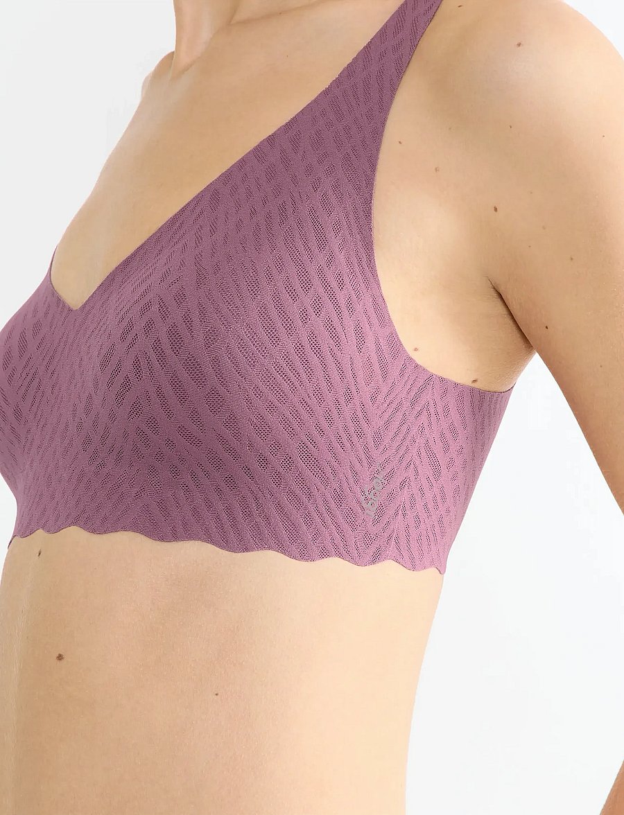 sloggi - sloggi ZERO Feel Bliss Soft bra - bh'er uden bøjle - lila clover - 4