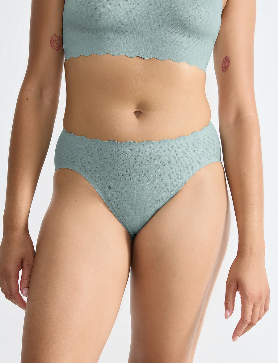 sloggi - sloggi ZERO Feel Bliss High leg - nahtlose slips - misty turquoise - 0
