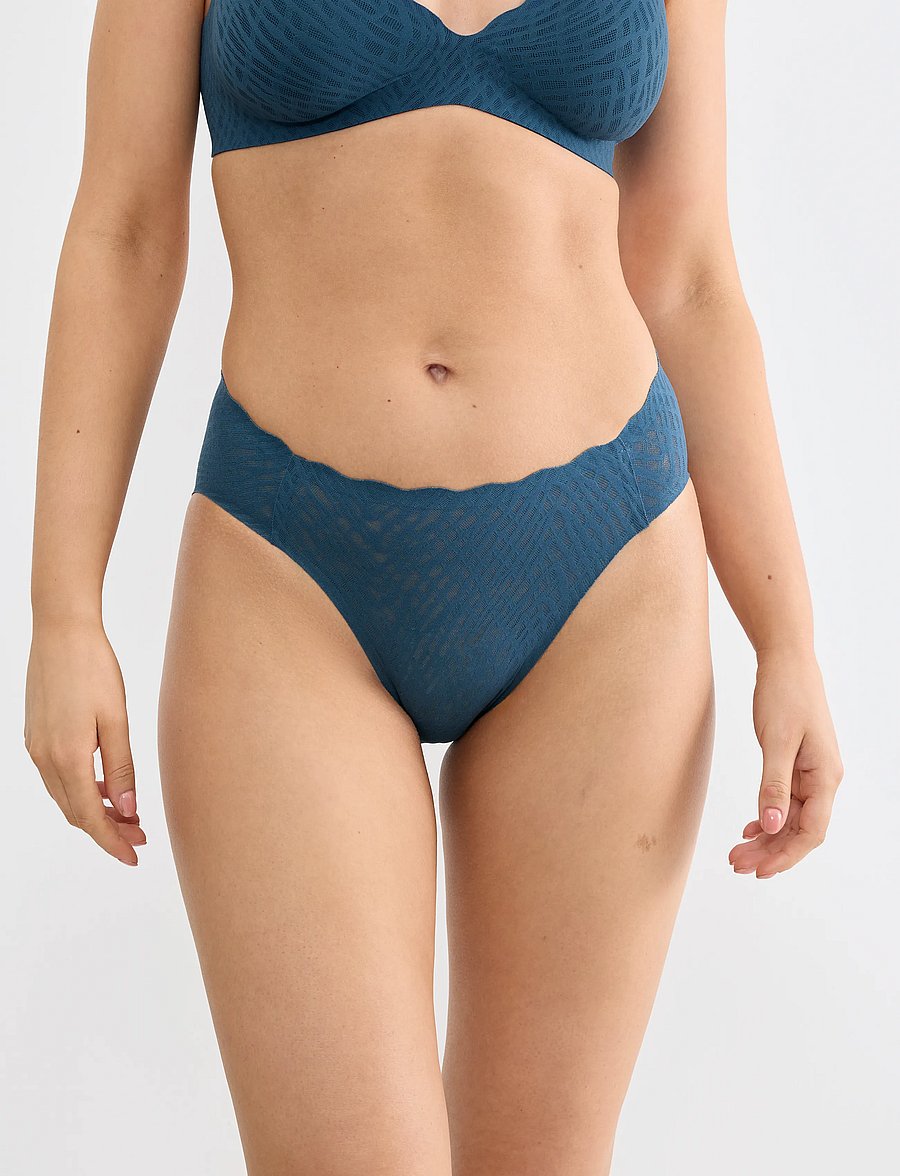 sloggi - sloggi ZERO Feel Bliss High leg - seamless panties - smoky blue - 0