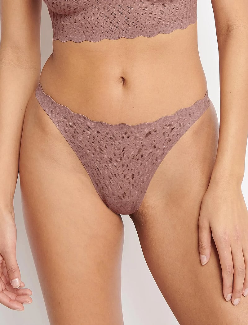 sloggi - sloggi ZERO Feel Bliss String - nahtlose slips - cacao - 0