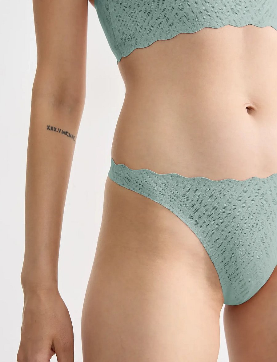 sloggi - sloggi ZERO Feel Bliss String - seamless trusser - misty turquoise - 4