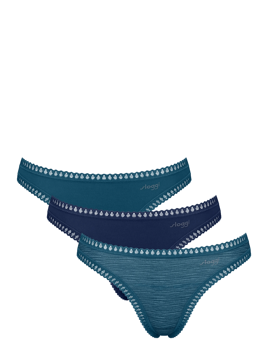 sloggi - sloggi GO Crush String C3P - stringtrusser - turquoise - light combination - 1