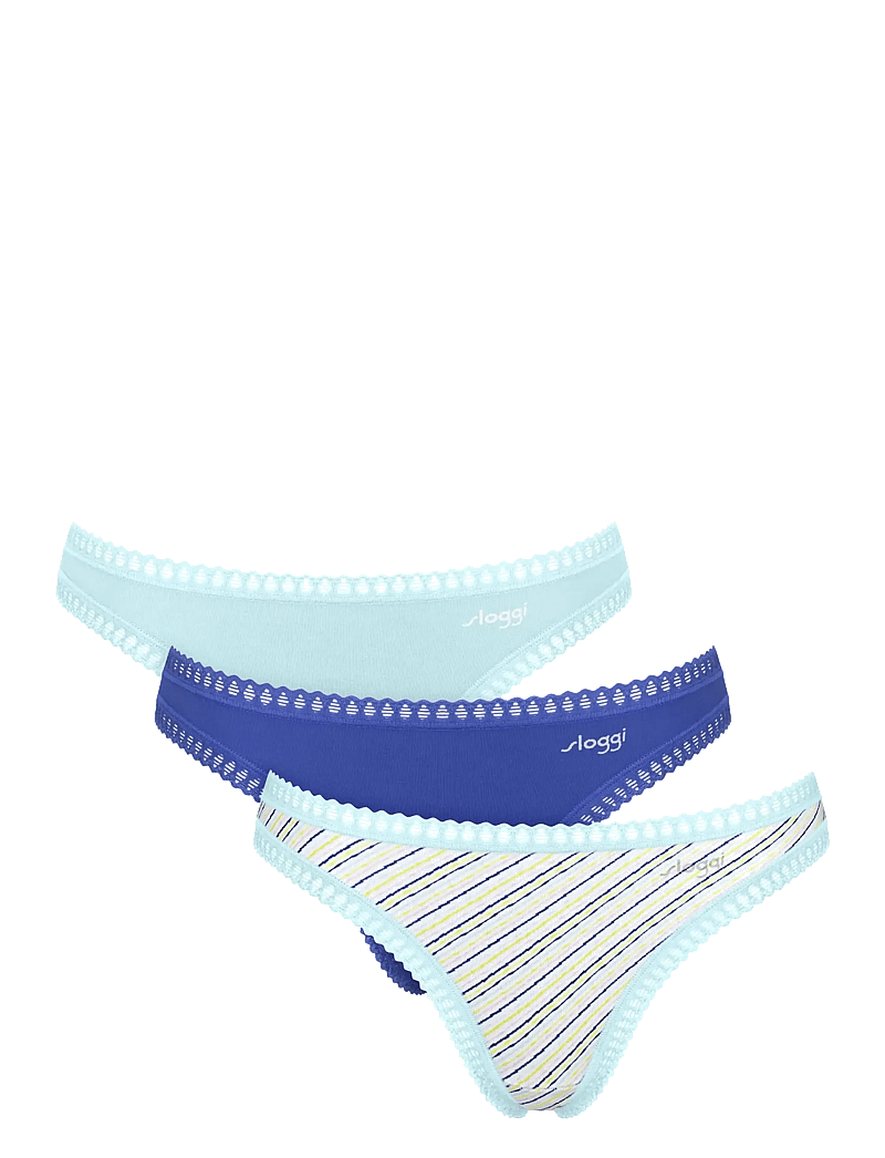 sloggi - sloggi GO Crush String C3P - stringid - blue - light combination - 1
