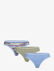 sloggi - sloggi GO Crush String C3P - geschenke unter 30€ - green - dark combination - 0