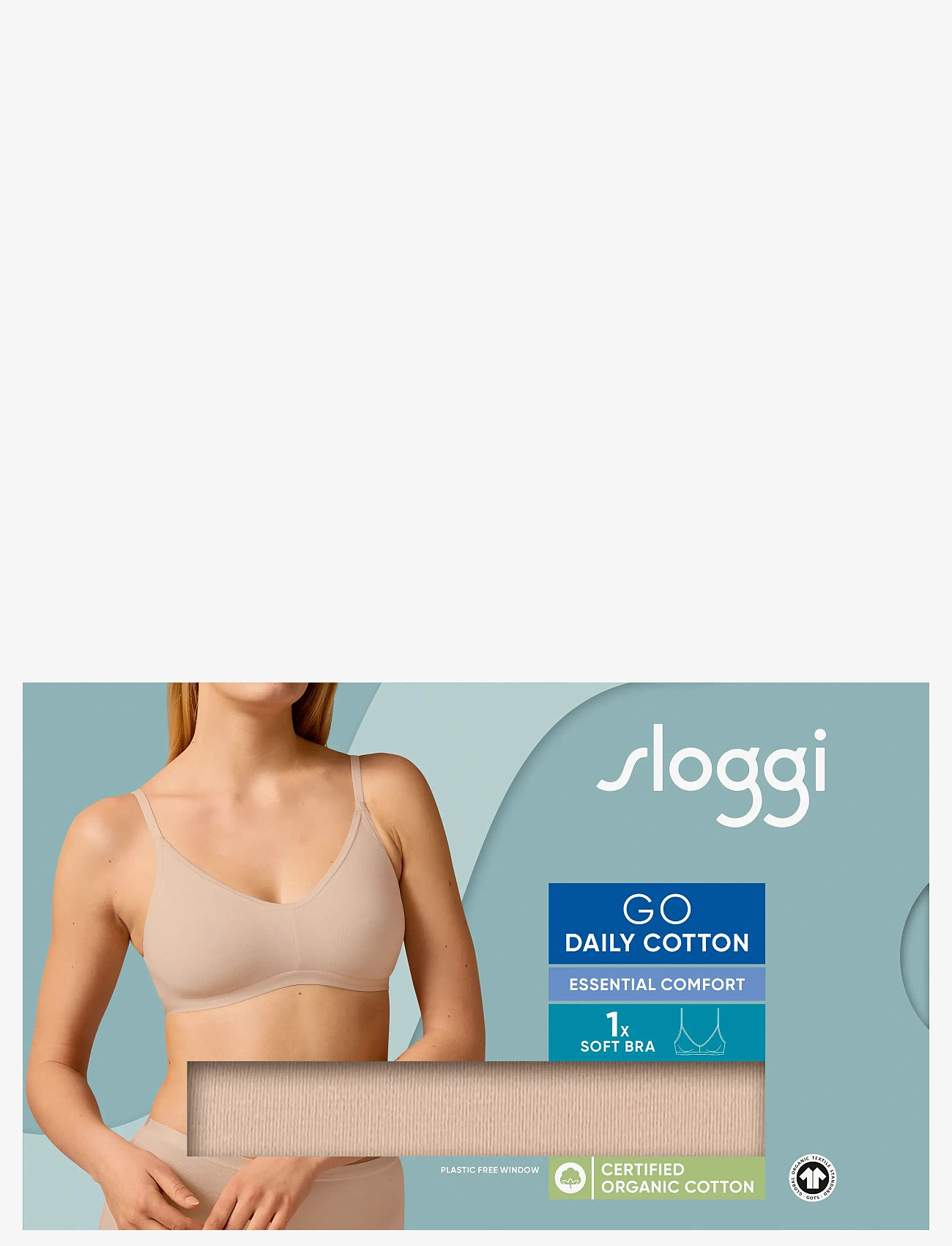 sloggi - sloggi GO Daily Cotton Soft bra - bügellose bhs - new beige - 1