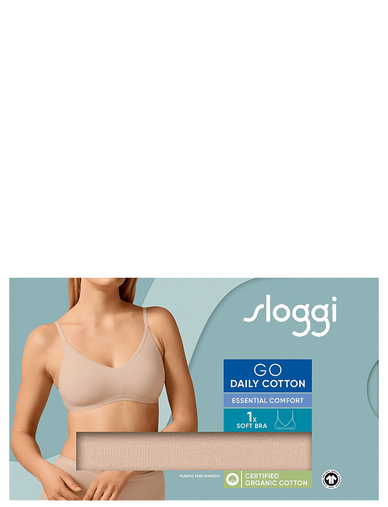 sloggi - sloggi GO Daily Cotton Soft bra - bügellose bhs - new beige - 1