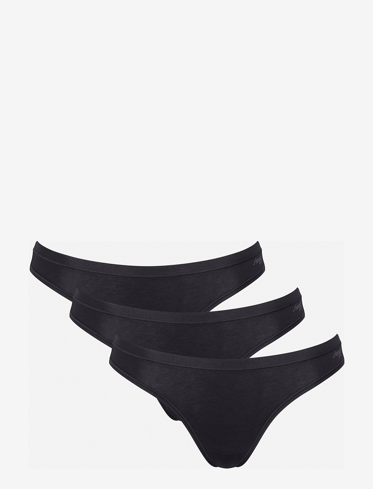 sloggi - sloggi GO Daily Cotton Mini 3P - gifts below 15000kr - black - 0