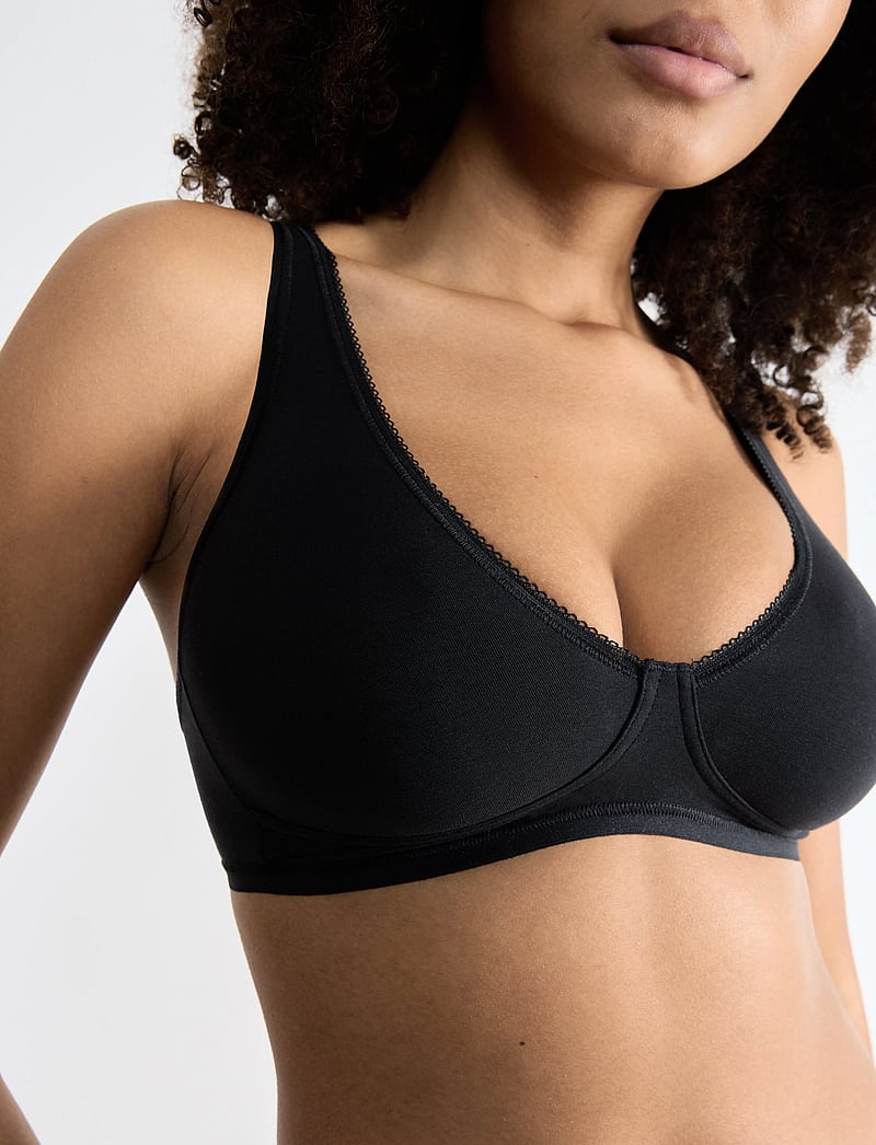 sloggi - sloggi Basic+ Soft Bra - bralette - black - 4