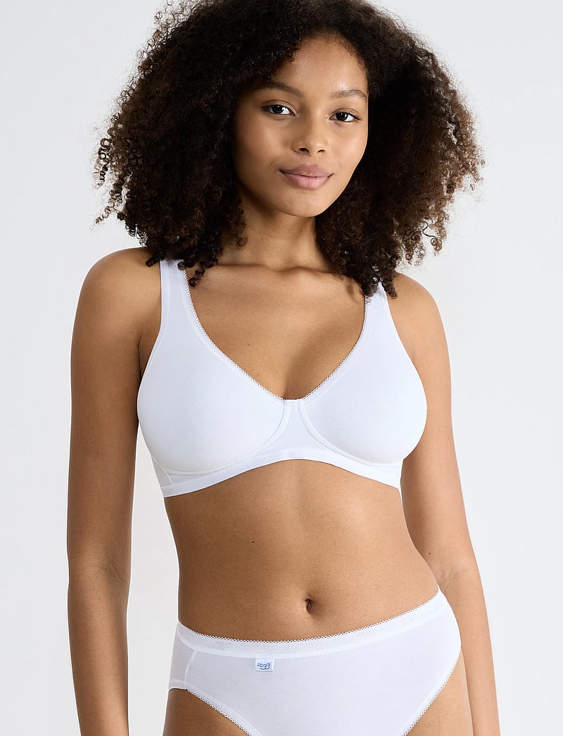sloggi - sloggi Basic+ Soft Bra - bralette - white - 1