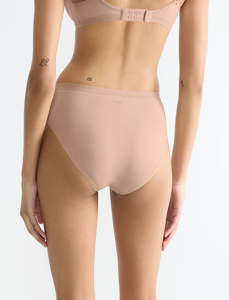 sloggi - sloggi GO Daily Cotton Tai 3P - püksikud - new beige - 5