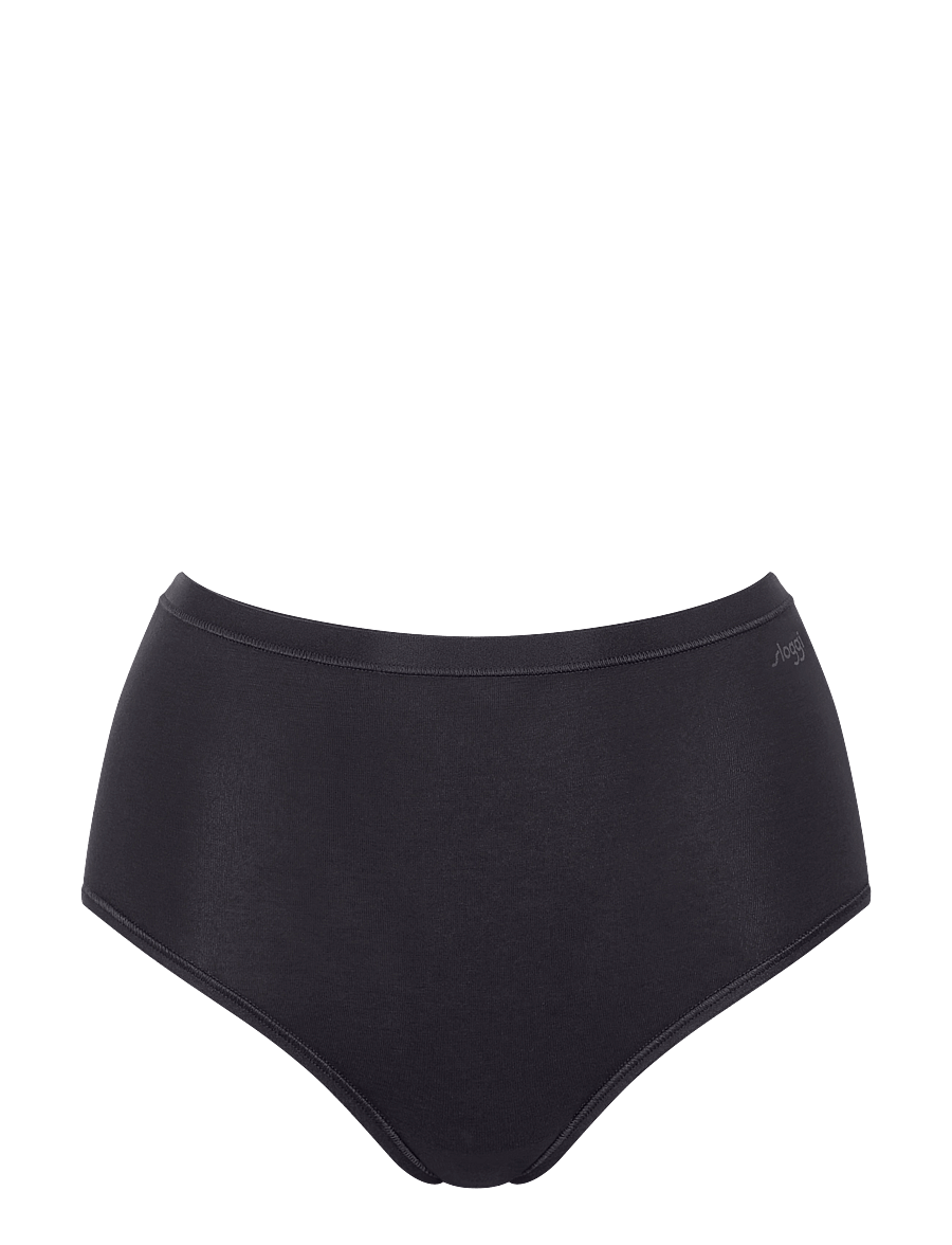 sloggi - sloggi GO Daily Cotton Highwaist 3P - midi & maxi trosor - black - 2
