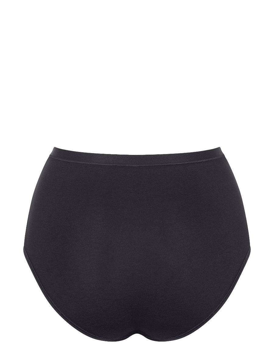 sloggi - sloggi GO Daily Cotton Highwaist 3P - midi & maxi trosor - black - 3
