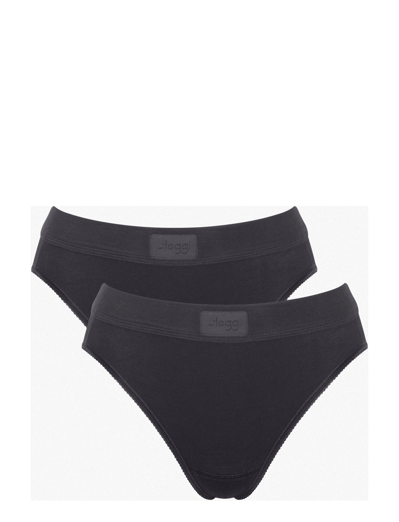 sloggi - sloggi Double Comfort T Tai 2P - black - 1