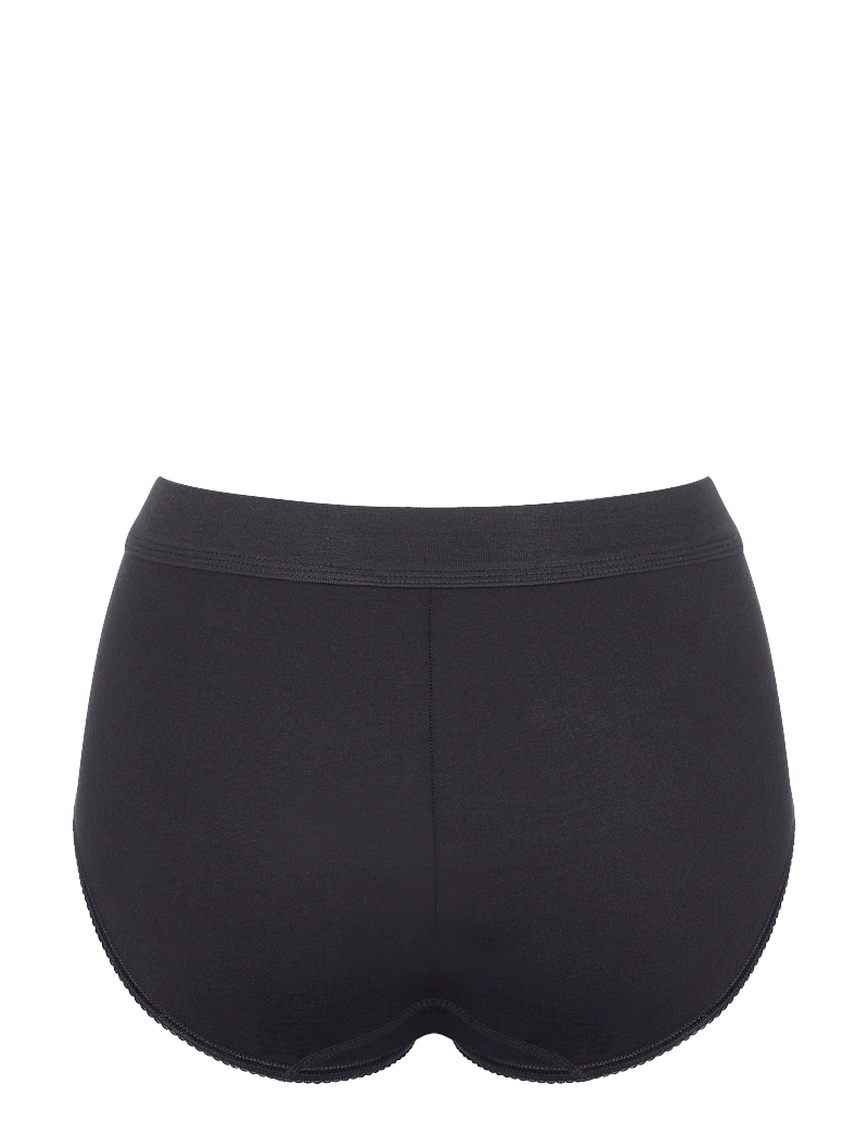 sloggi - sloggi Double Comfort T Maxi 2P - midi ja maxi püksikud - black - 3