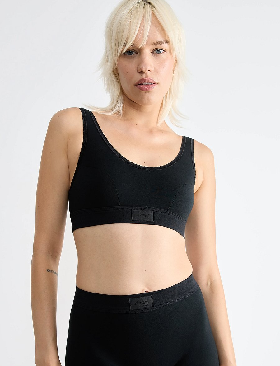 sloggi - sloggi Double Comfort T Top - bh-linnen - black - 0