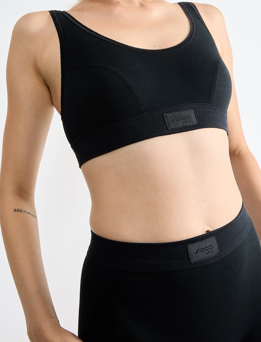 sloggi - sloggi Double Comfort T Top - bh-linnen - black - 5