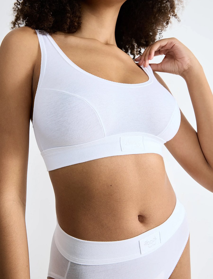 sloggi - sloggi Double Comfort T Top - rinnahoidja-topid - white - 0
