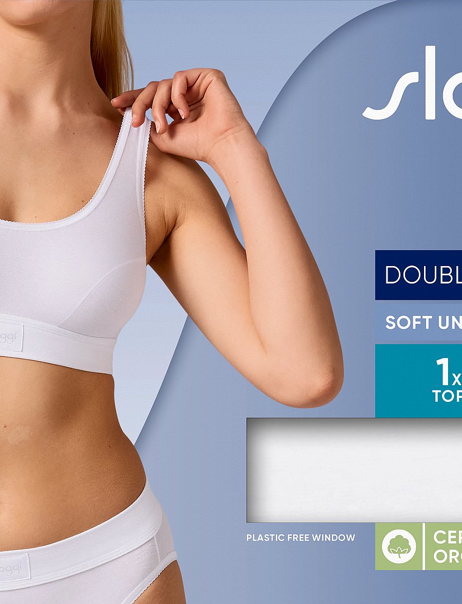 sloggi - sloggi Double Comfort T Top - rinnahoidja-topid - white - 5