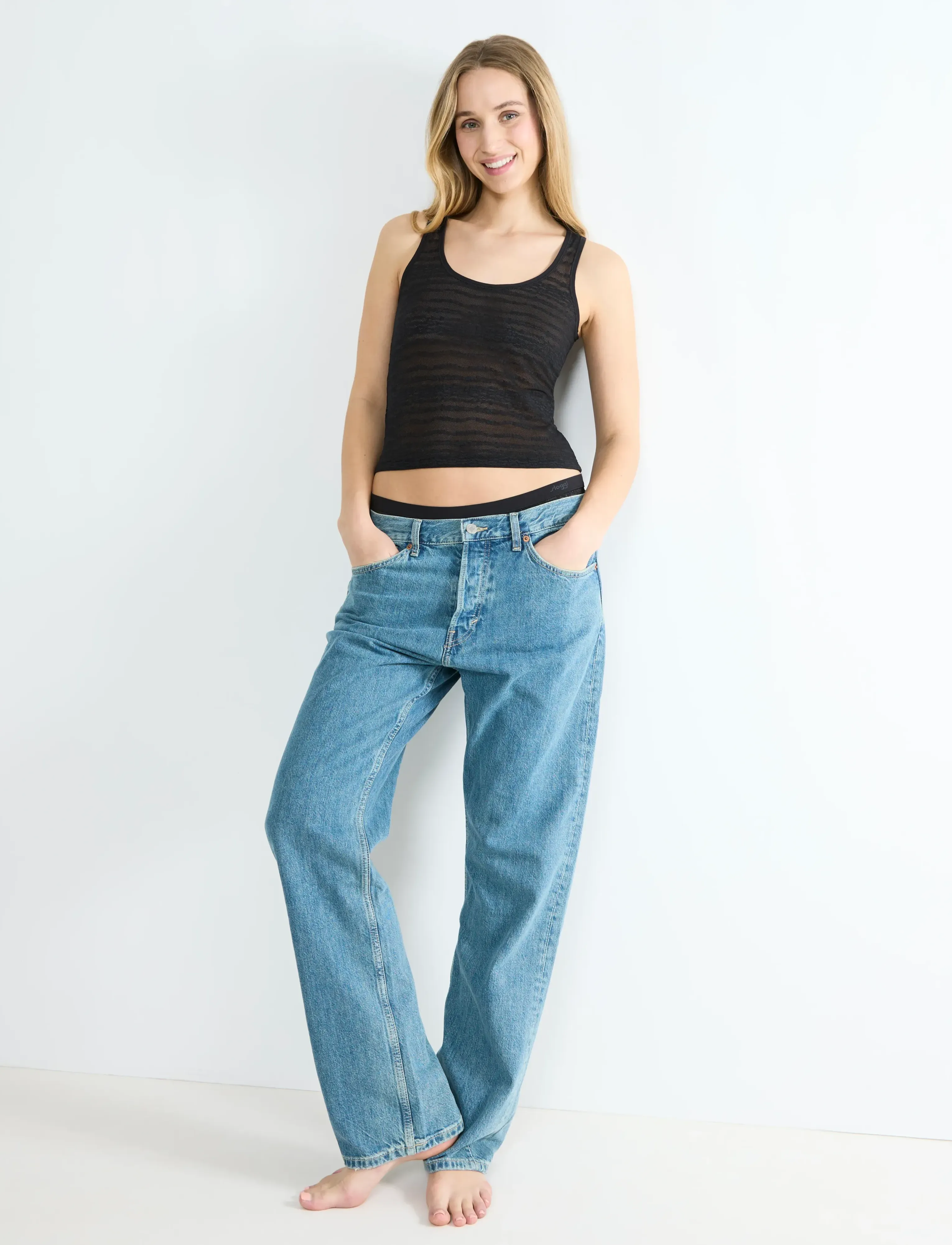 Sloggi Free Evolve Tank Top Lace linnen dam – bild 5