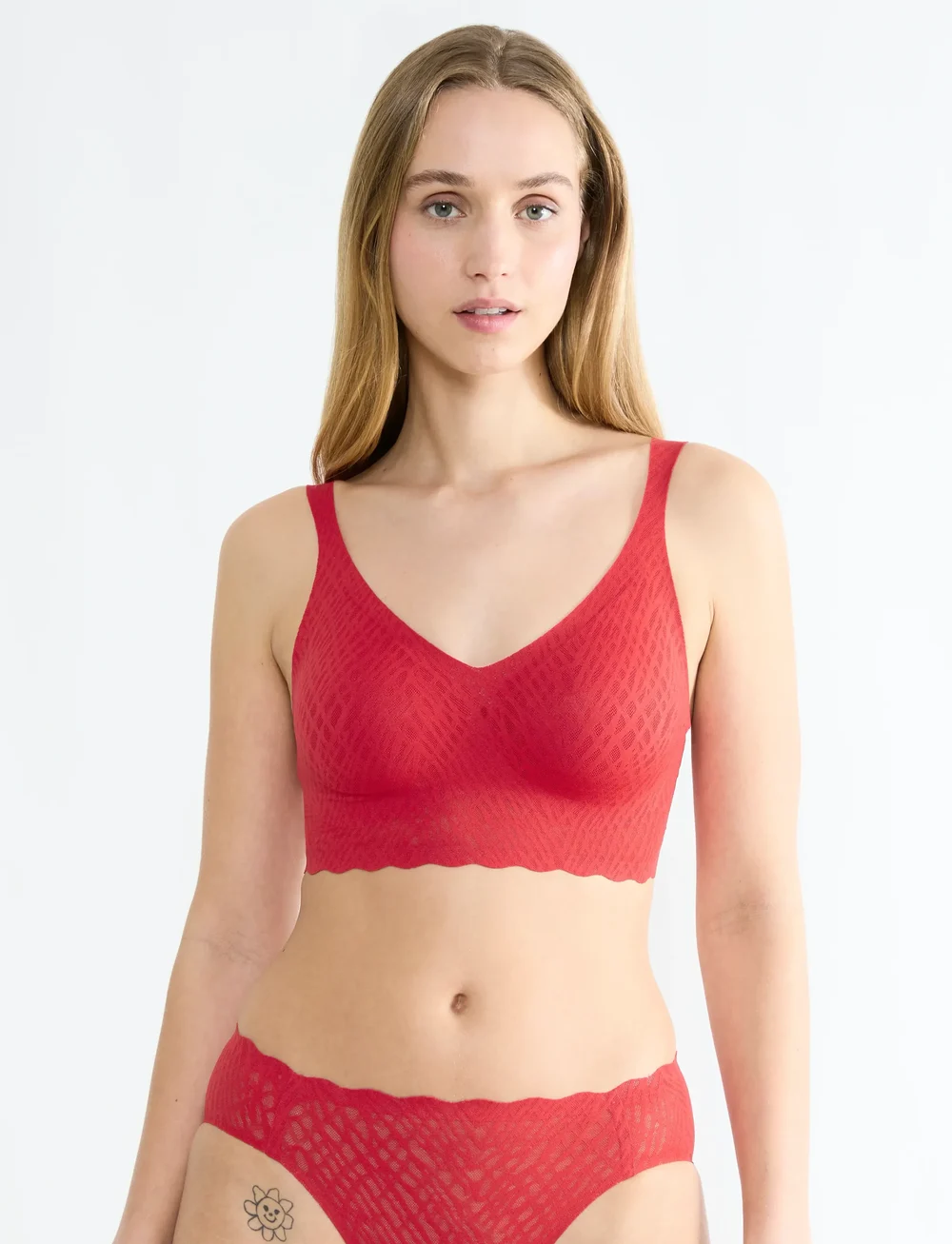 sloggi - sloggi ZERO Feel Bliss Festive Bral - bralette - shanghai red - 0