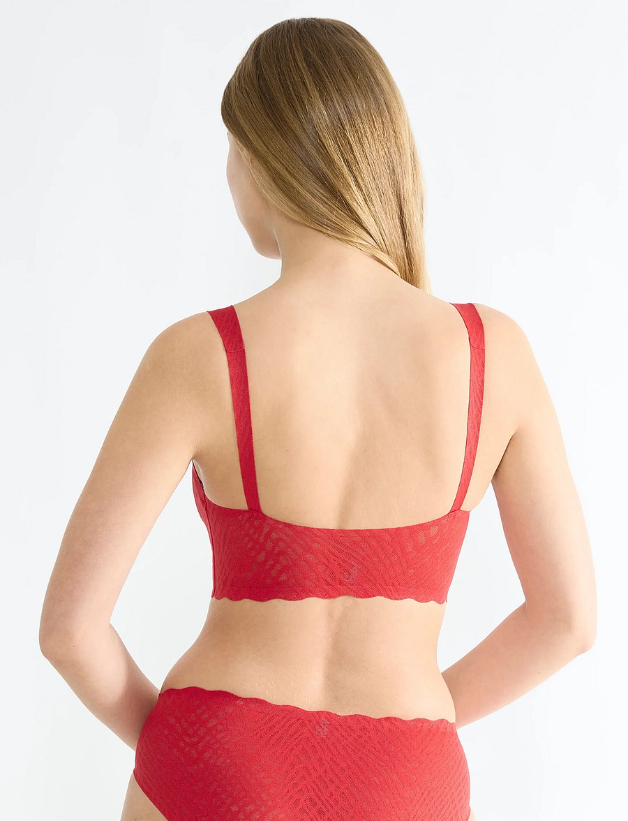 sloggi - sloggi ZERO Feel Bliss Festive Bral - bügellose bhs - shanghai red - 3