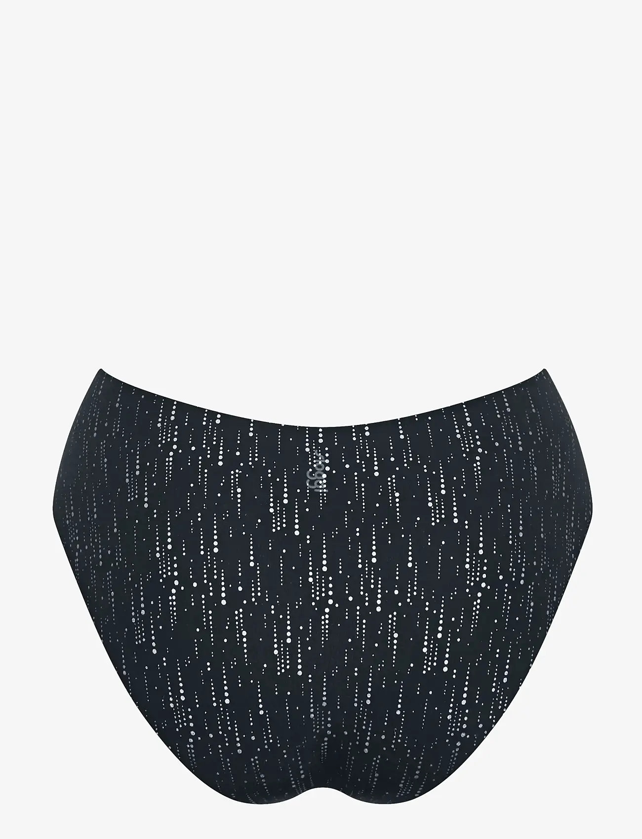 sloggi - sloggi ZERO Feel 2.0 Festive High l - nahtlose slips - black combination - 2