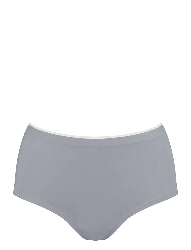 sloggi - sloggi GO Sense Highwaist 2P - midi & maxi slips - chrome - 2
