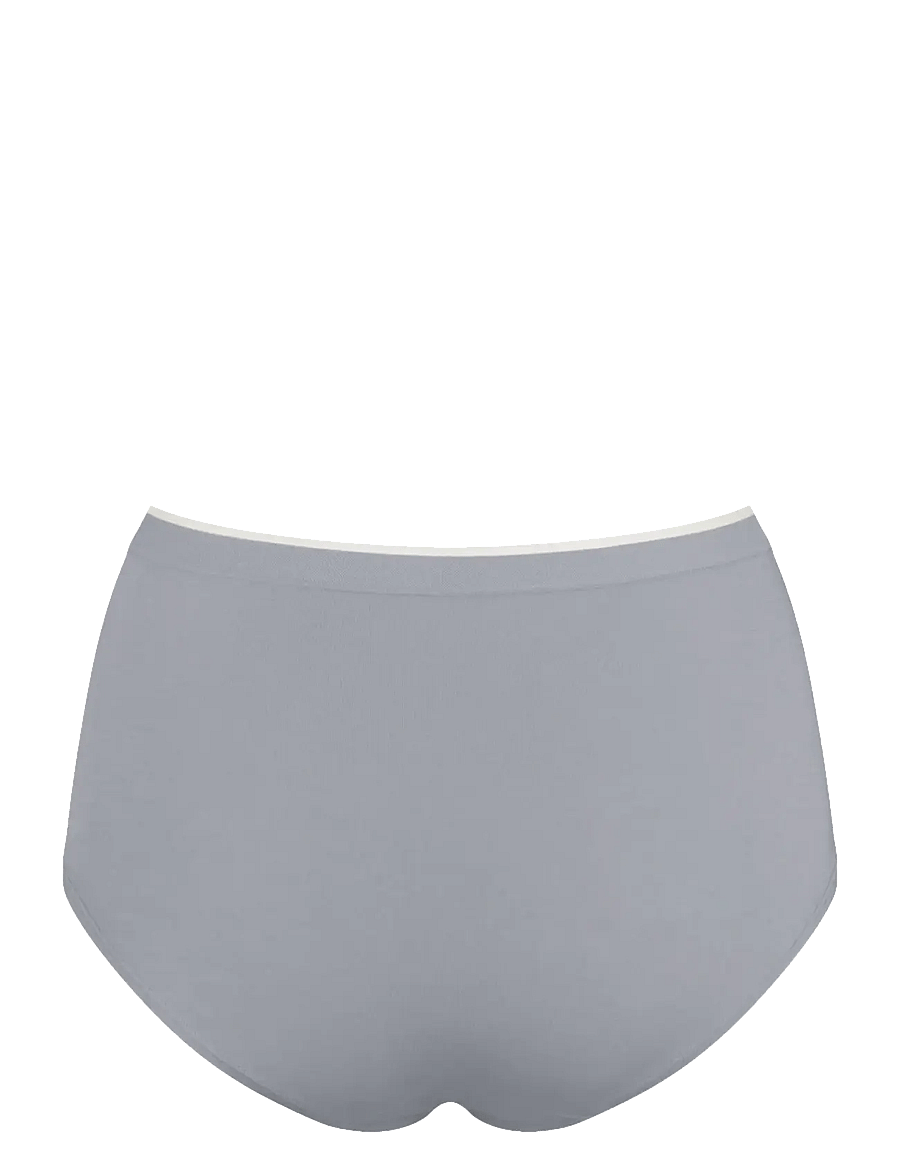 sloggi - sloggi GO Sense Highwaist 2P - midi & maxi slips - chrome - 3