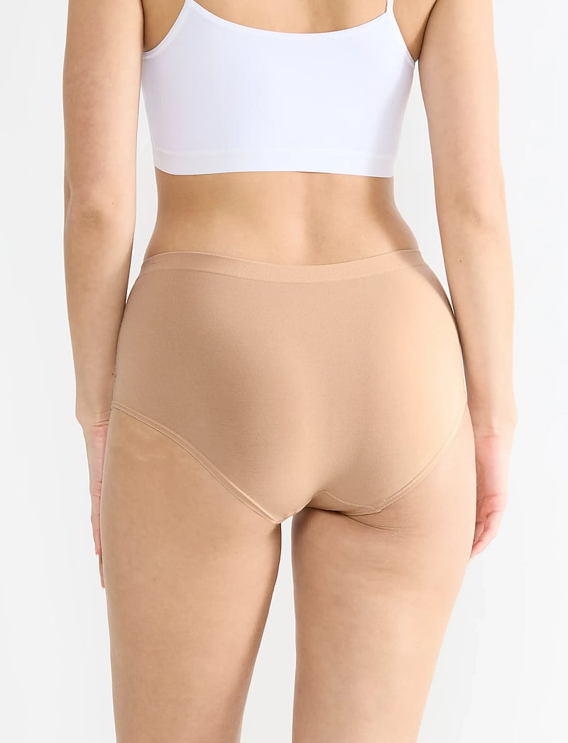 sloggi - sloggi GO Sense Highwaist 2P - midi & maxi slips - peanut butter - 4