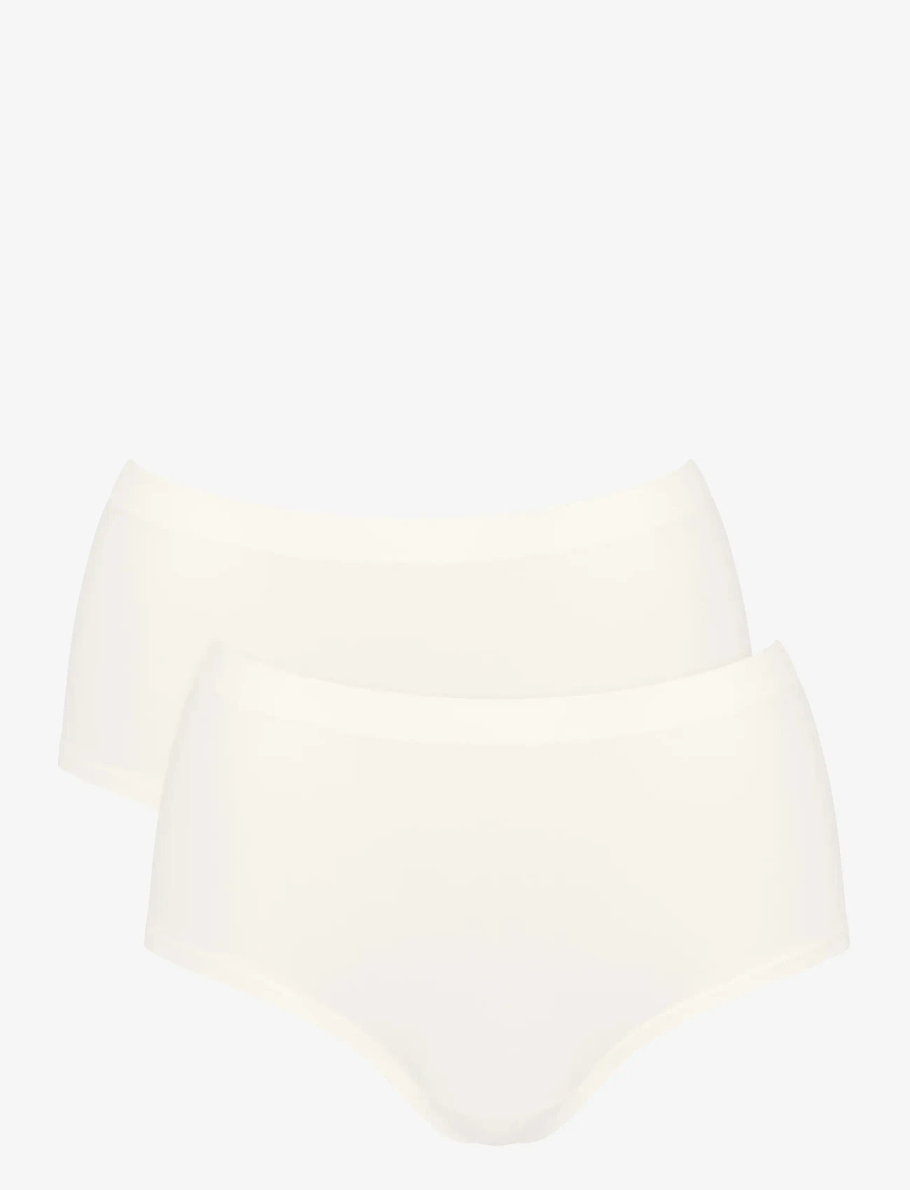 sloggi - sloggi GO Sense Highwaist 2P - midi ja maxi püksikud - silk white - 1