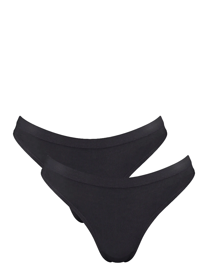 sloggi - sloggi GO Sense Tanga 2P - briefs - black - 1