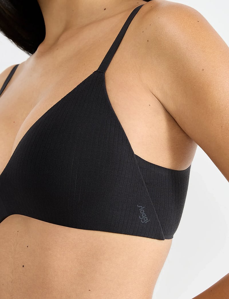 sloggi - sloggi ZERO Feel Pure THE UP Push Up - t-shirt bh'er - black - 4