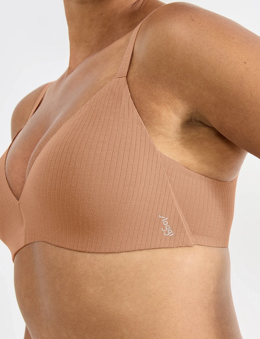sloggi - sloggi ZERO Feel Pure THE UP Push Up - t-shirt bhs - nostalgic brown - 5
