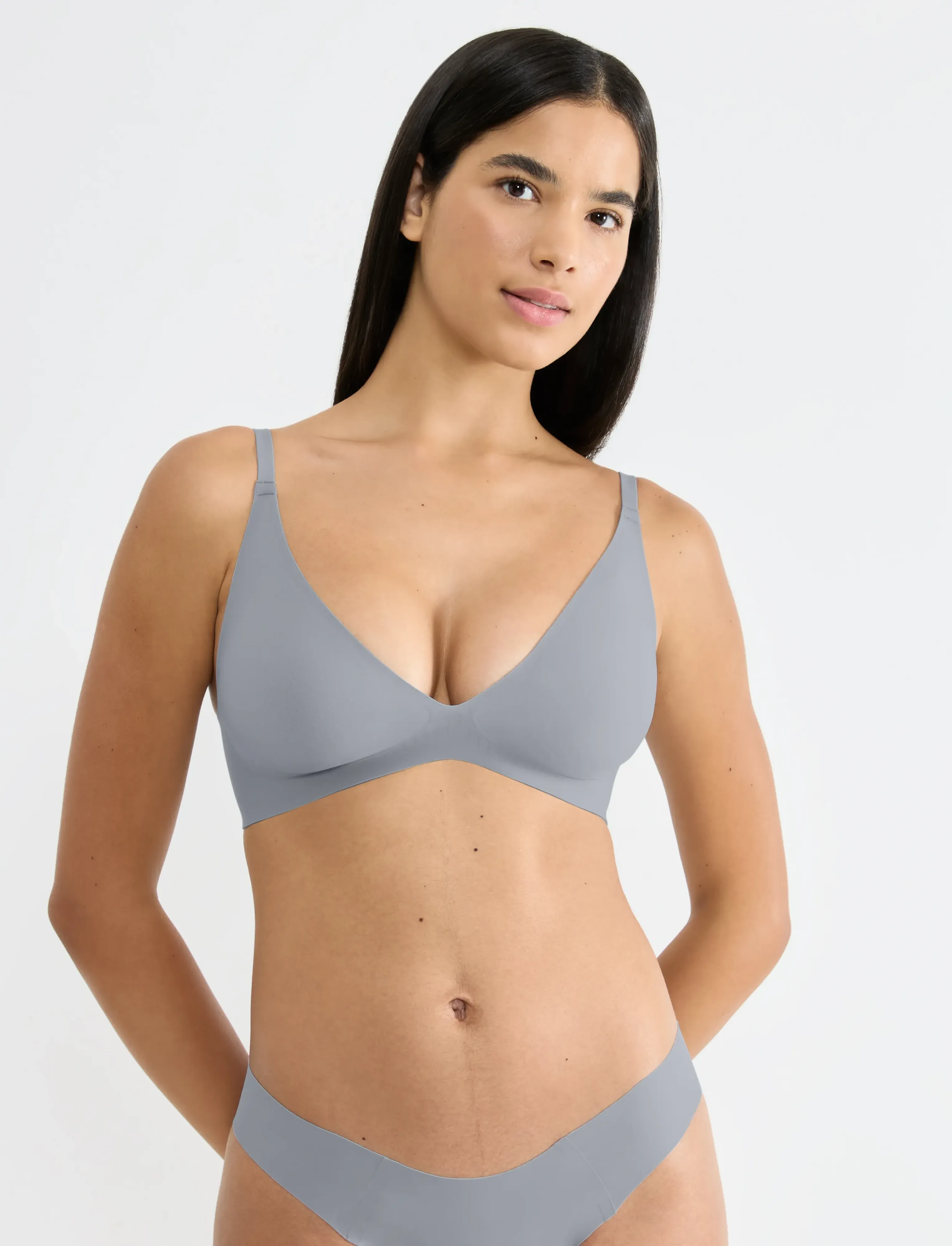 sloggi Zero Feel 2.0 The Up P Bra, M PLUS, Bras & Oberteile, Grau - T-shirt Bras, Frauen