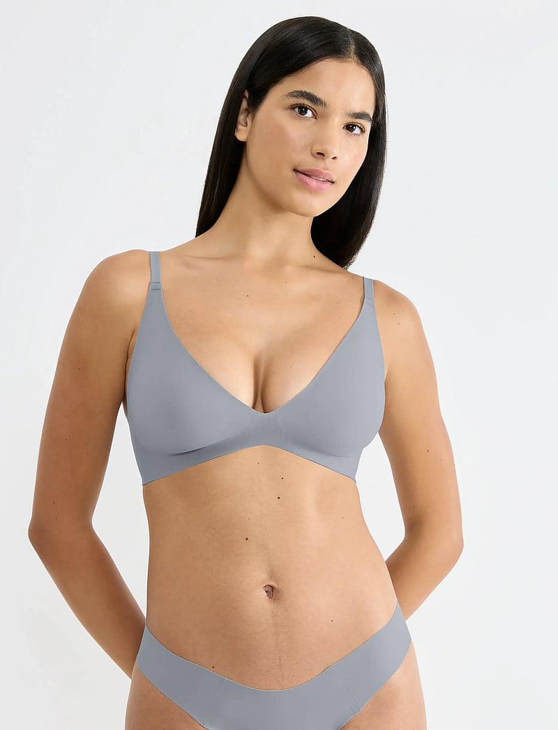 sloggi - sloggi ZERO Feel 2.0 THE UP P Bra - t-särkide rinnahoidjad - chrome - 0