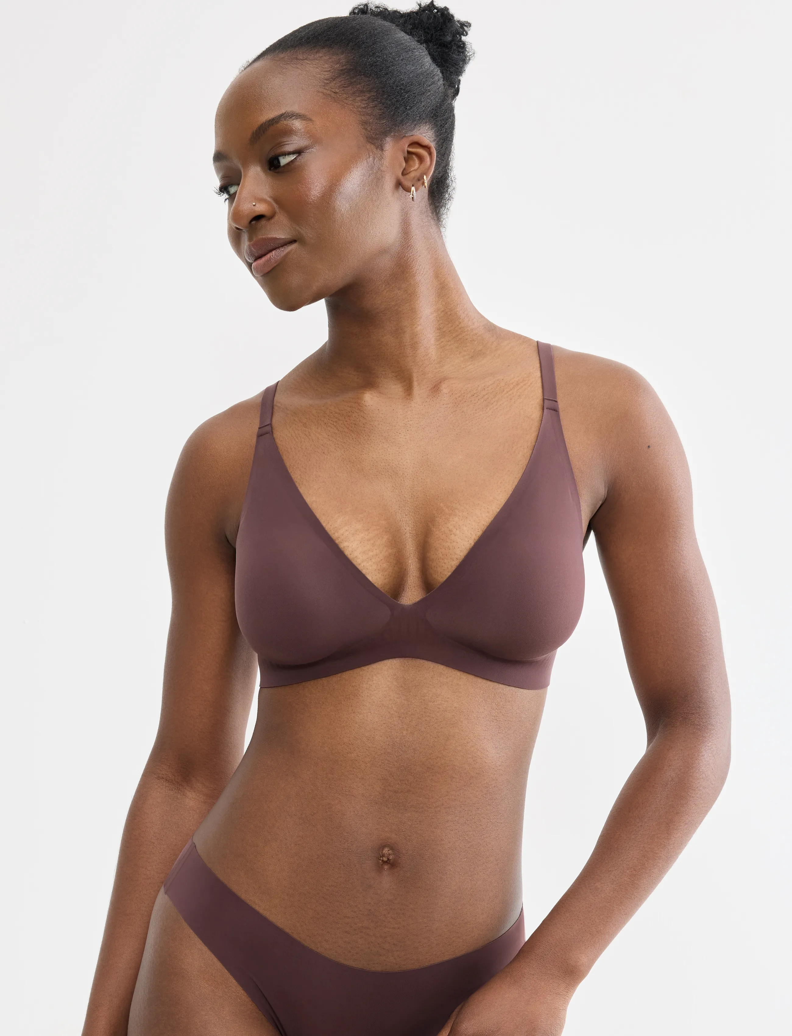 sloggi - sloggi ZERO Feel 2.0 THE UP P Bra - t-shirt bhs - merlot - 0