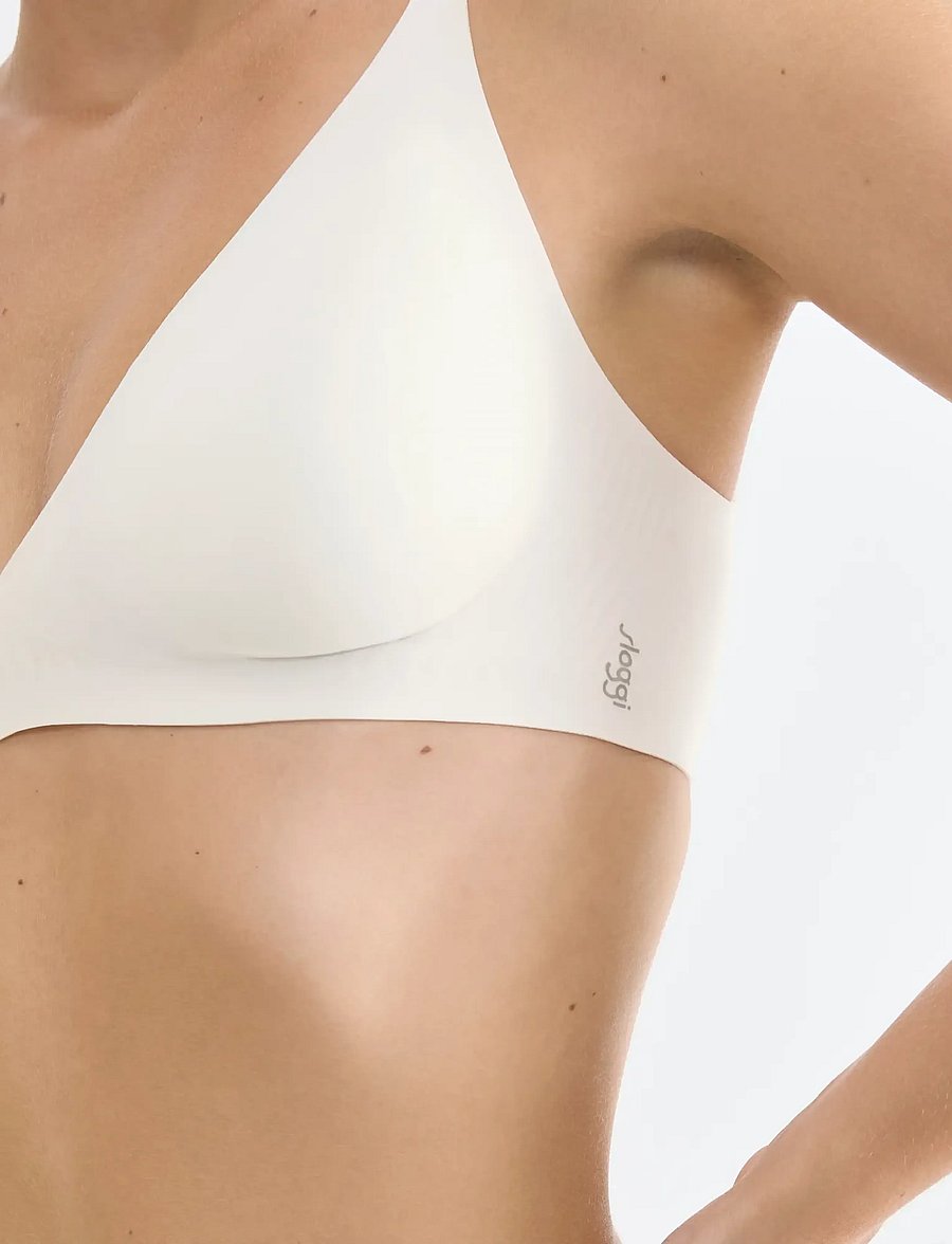 sloggi - sloggi ZERO Feel 2.0 THE UP P Bra - t-särgi rinnahoidjad - silk white - 0