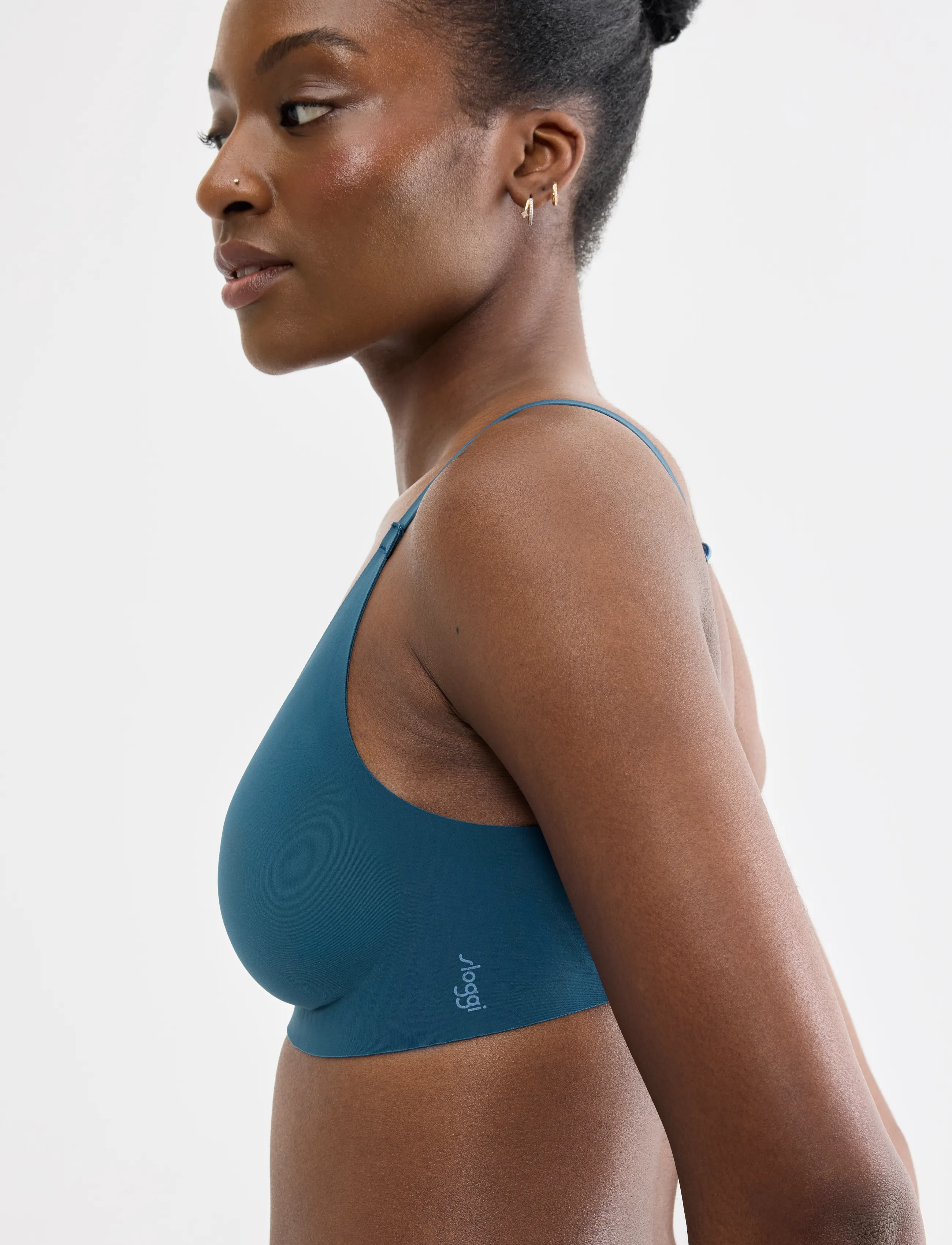 sloggi - sloggi ZERO Feel 2.0 THE UP P Bra - t-särgi rinnahoidjad - smoky blue - 3